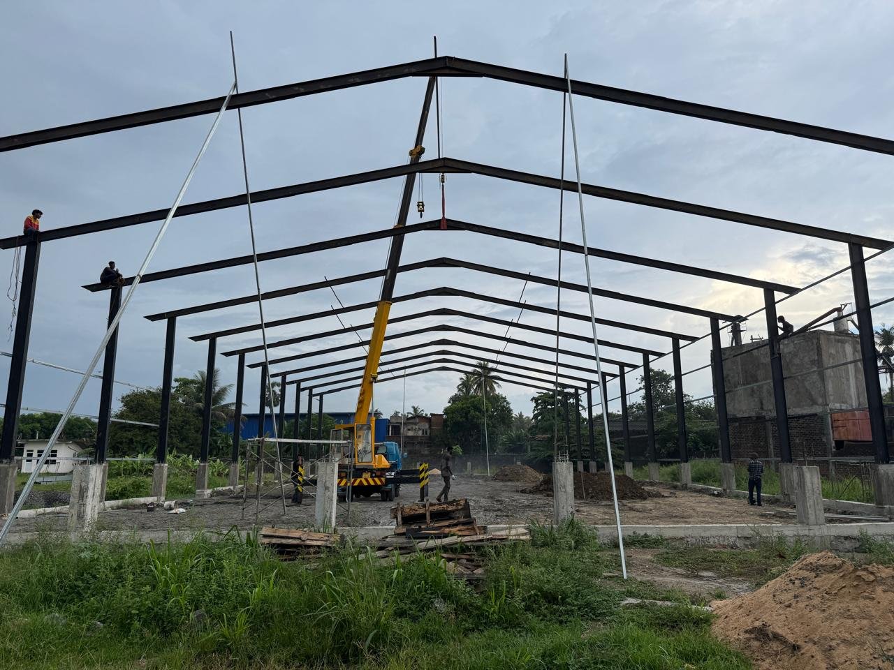 BLACKBRIdge steel construction project