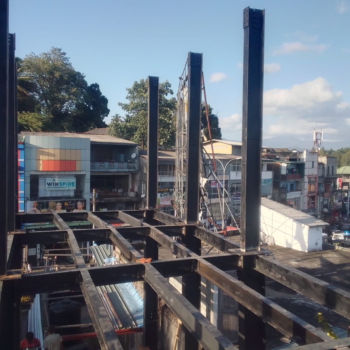BLACKBRIdge steel construction project