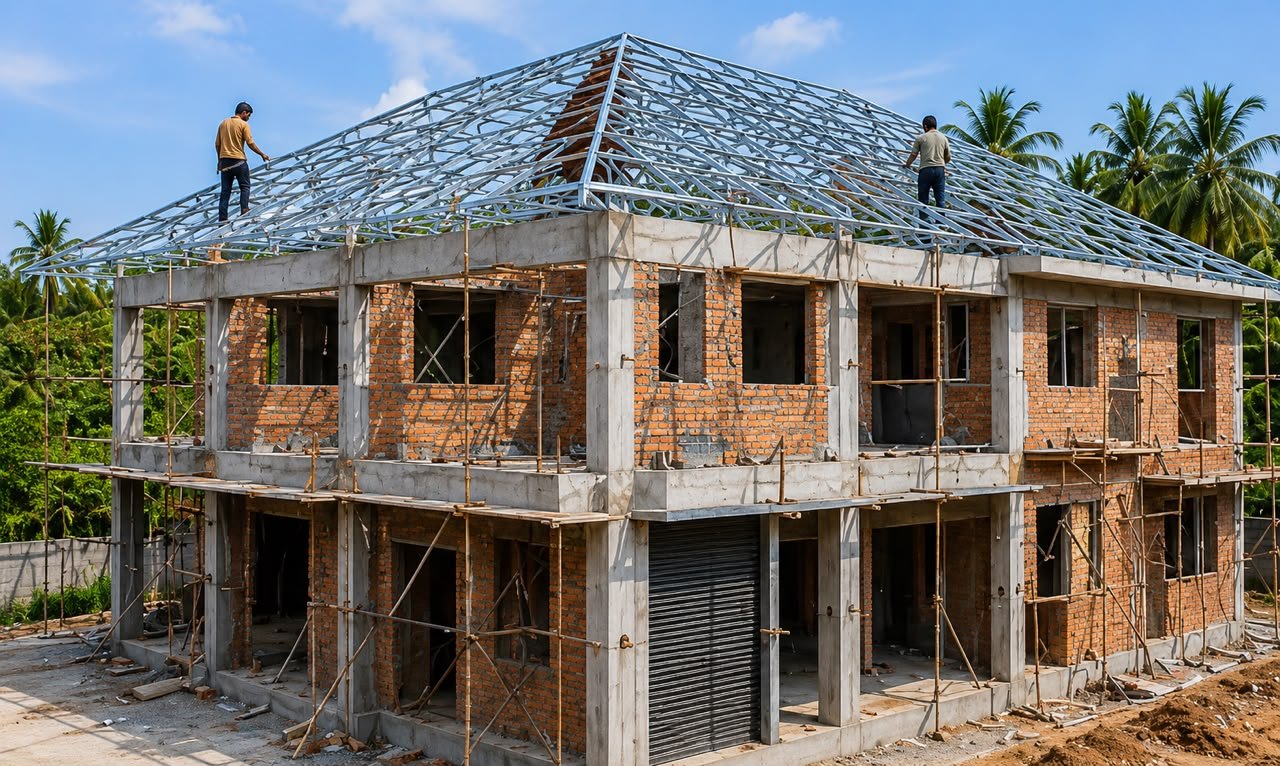 BLACKBRIdge steel construction project