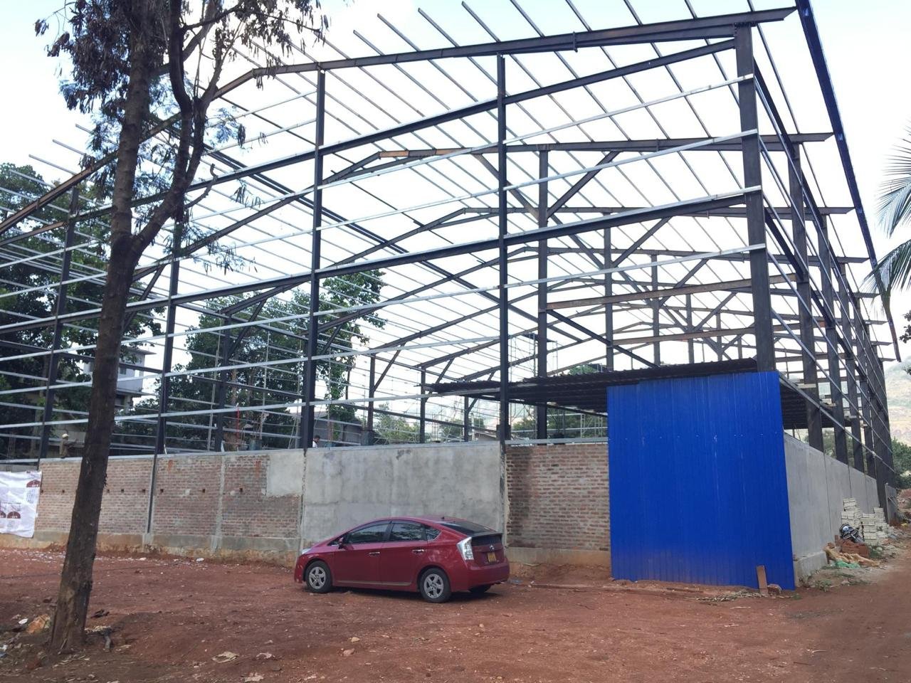 BLACKBRIdge steel construction project