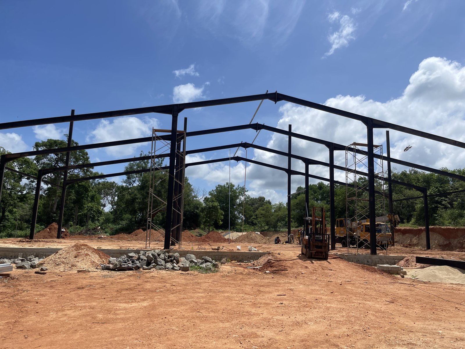 BLACKBRIdge steel construction project